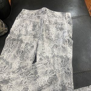 Size 4 snake pattern jeans
